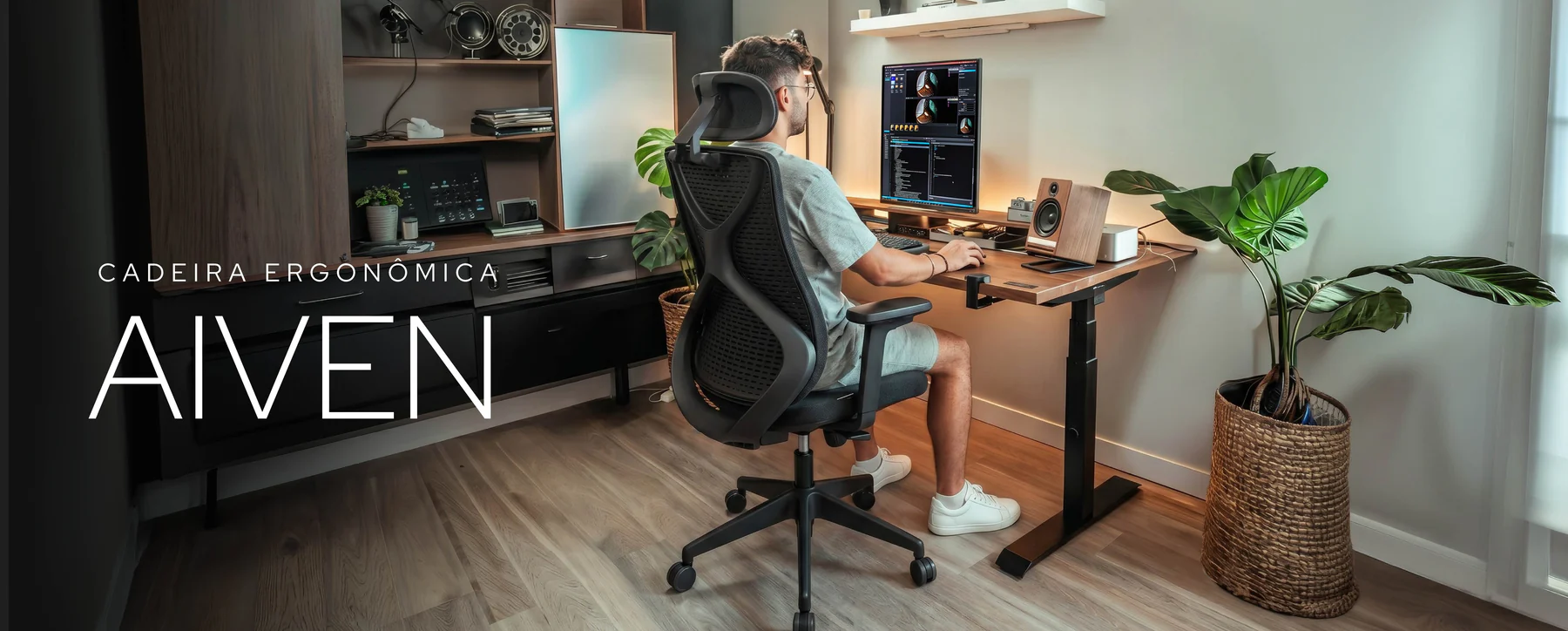 Cadeira de Escritório Ergonômica Aiven Elements